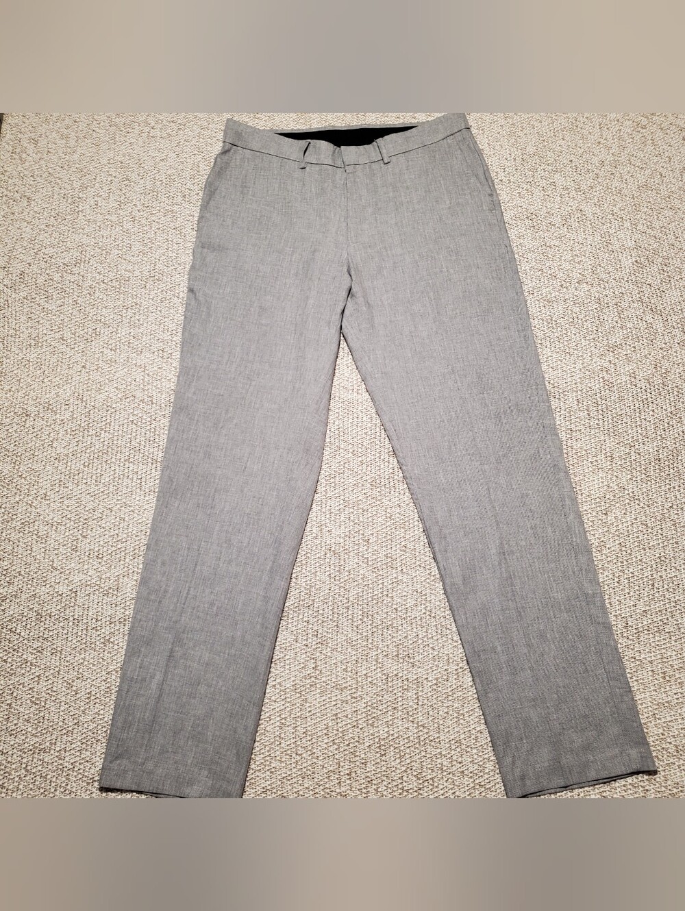 Haggar Light Gray Dress Pants - Straight Leg